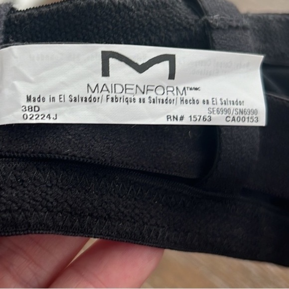 NWT,38-D,Maidenform, Pick Me Up, 
5-Multiway Demi Push Up Underwire, Stay-Put! - Picture 5 of 14